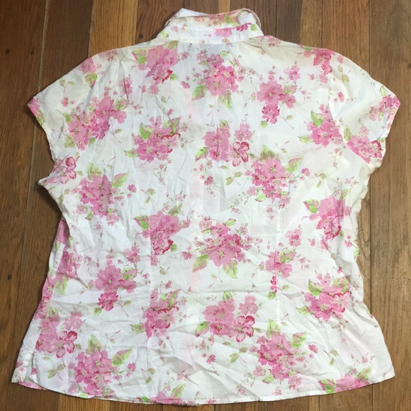 Jordache dewy flower button down - Picture 4 of 11